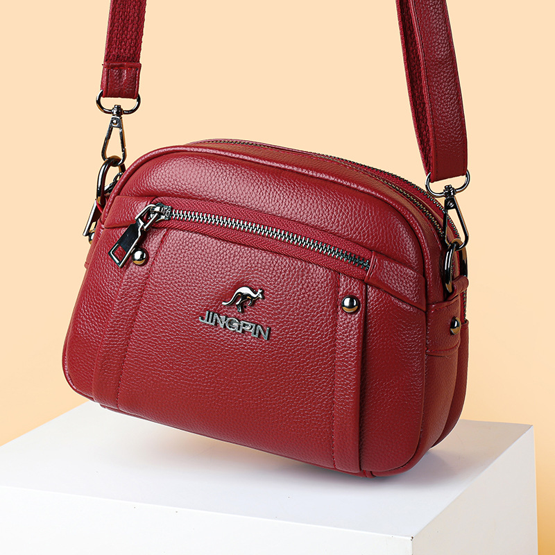 Luxury Bags Without Logo - Kadın Crossbody Çanta, Suya Dayanıklı Düz