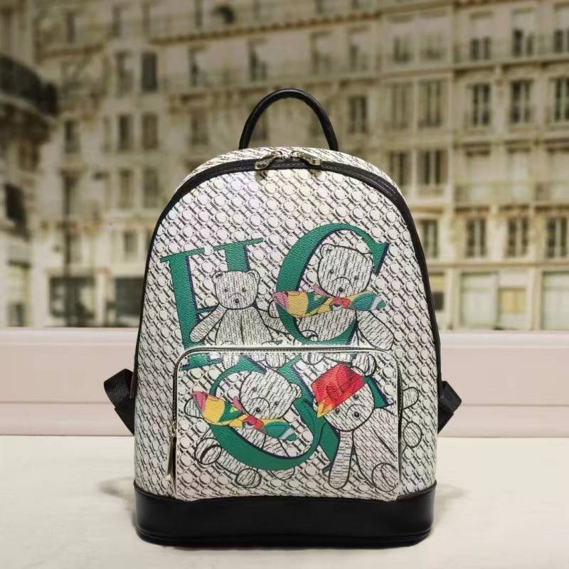Luxury Bags For Travel - CH Sevimli Ayı Baskılı Omuz Çantası