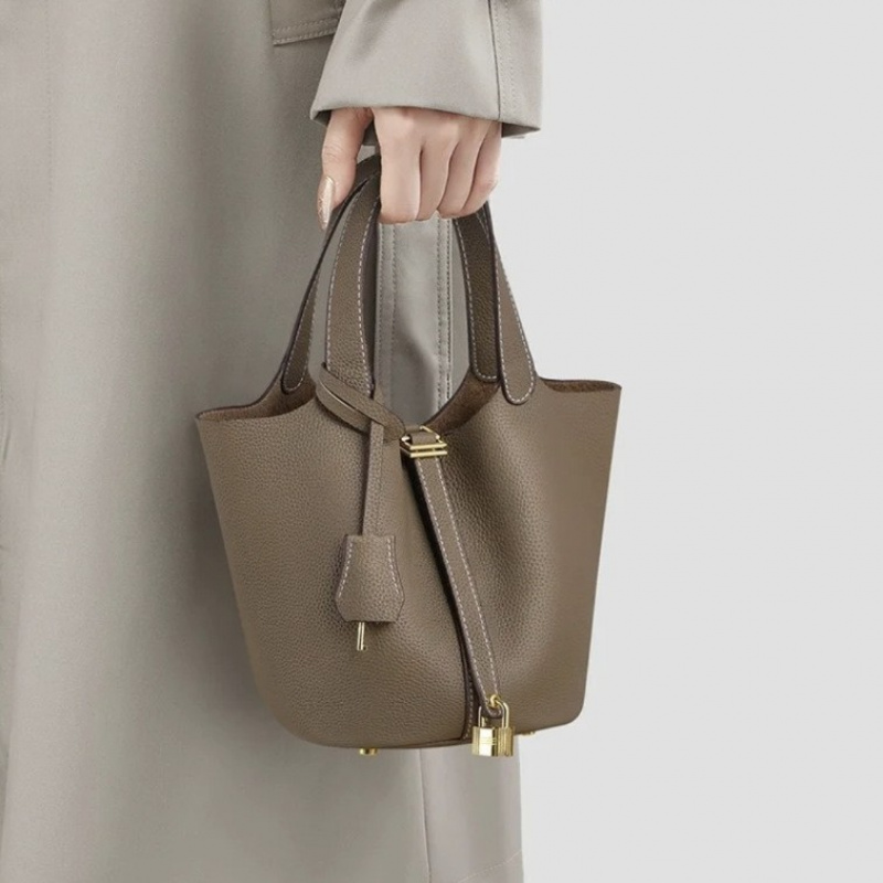 Luxury Bags Jacquemus - Klasik Sebze Sepeti Kadın Çantası Basit