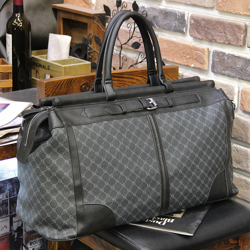 Luxury Bags For Travel - Moda Ekose Seyahat Çantası Erkek Çanta
