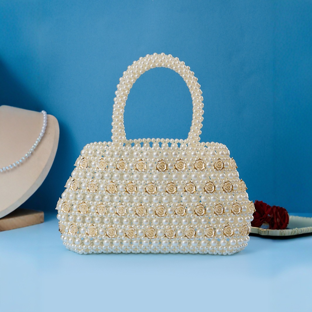 Luxury Bags Classy - El yapımı Boncuk Çanta Tam El