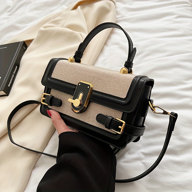 Luxury Bags Without Logo - Kadınlar için Vintage Flap Crossbody Çanta