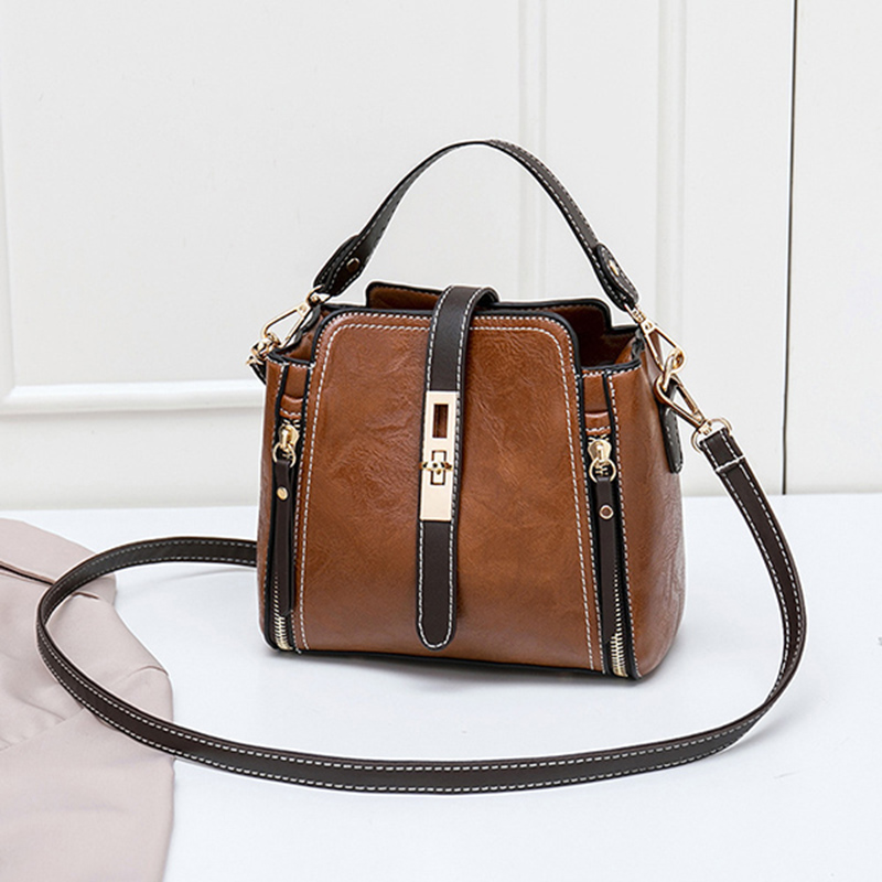 Luxury Bags Without Logo - Yeni varış PU deri kova omuz