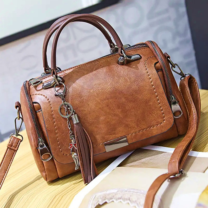 Luxury Bags Without Logo - Yogodlns püskül dekor çanta, kadın büyük