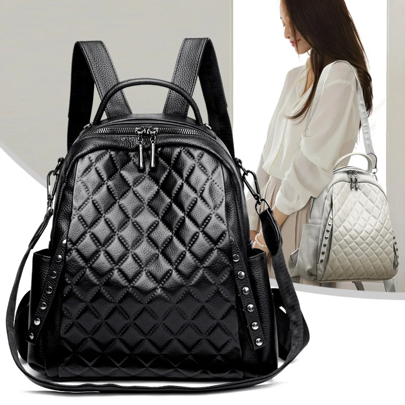 Hakiki Deri Sırt Çantası Kadın - Luxury Bags For School incelemesi ve fiyatı