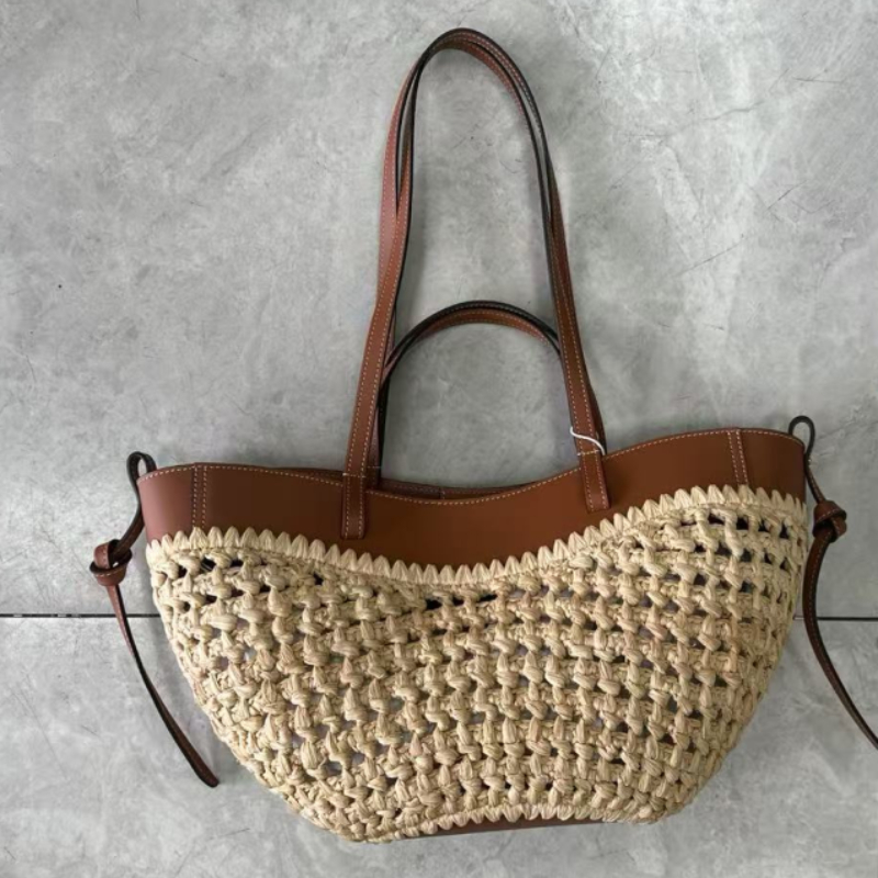 Marka Hollow Dokuma Plaj Çanta - Luxury Bags For Travel incelemesi ve fiyatı
