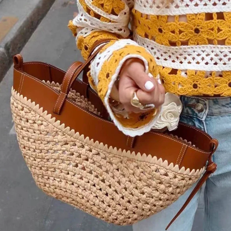 Marka Hollow Dokuma Plaj Çanta - Luxury Bags For Travel incelemesi ve fiyatı
