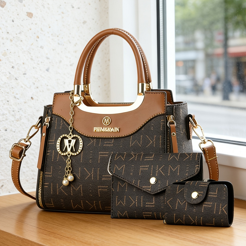 3 parçalı hafif lüks baskılı h - Luxury Bags & Leather Repair Of Atlanta Photos incelemesi ve fiyatı