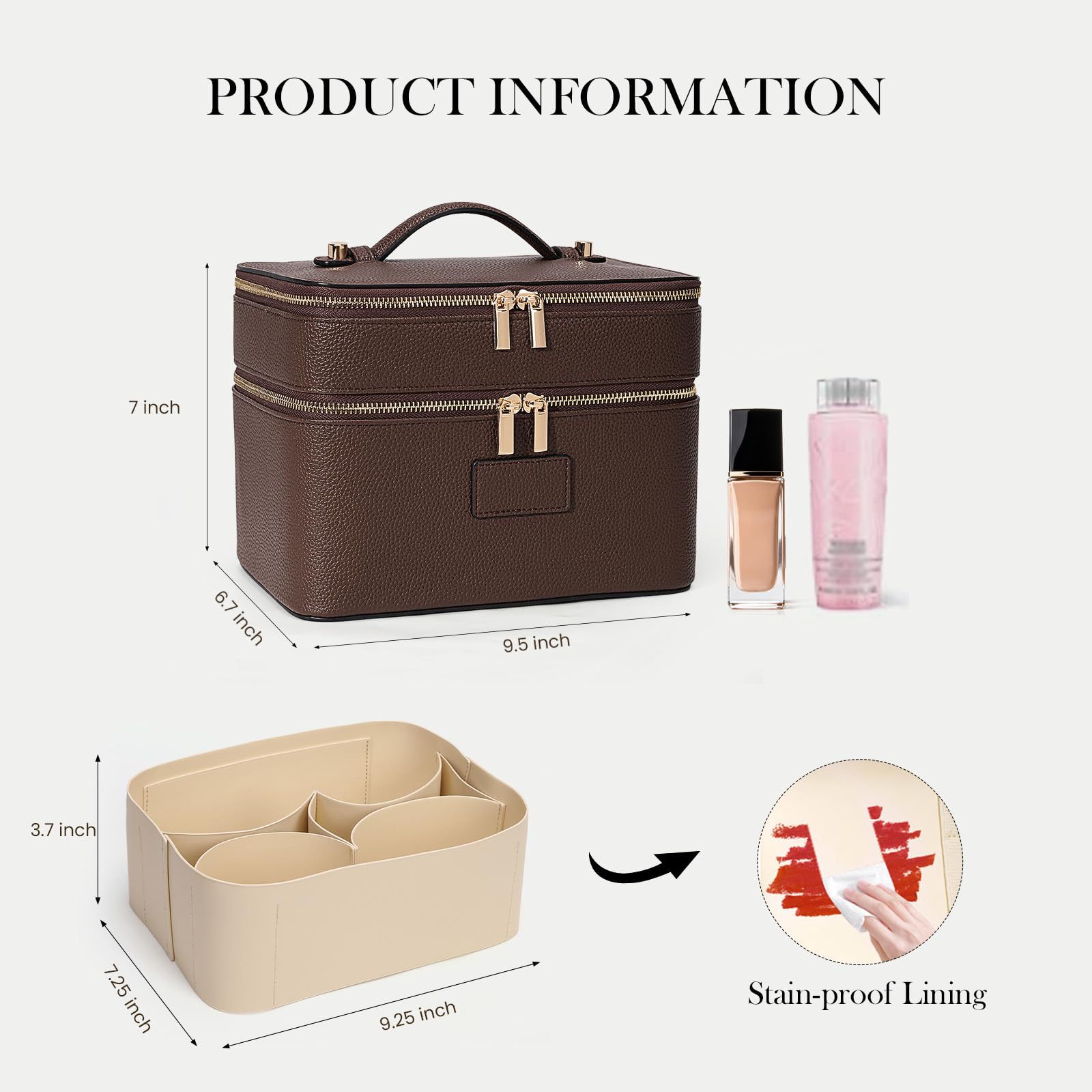 Büyük Kapasiteli Çift Katmanlı - Luxury Bags For Travel incelemesi ve fiyatı
