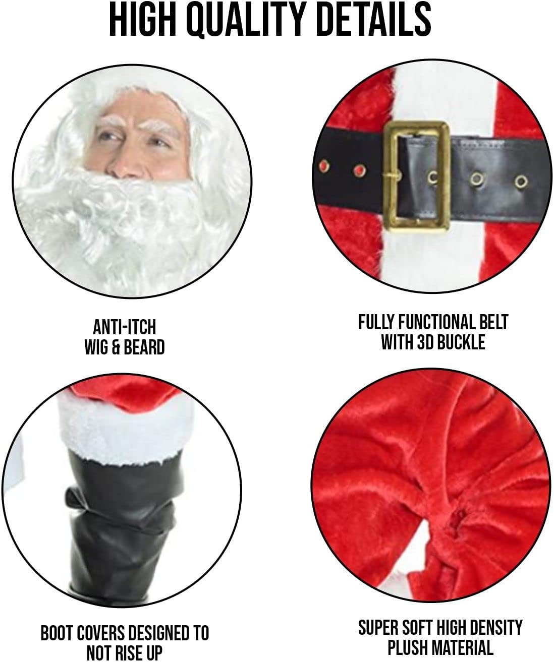 Noel Noel Baba Kostüm erkek Lü - Luxury Bags Europe incelemesi ve fiyatı